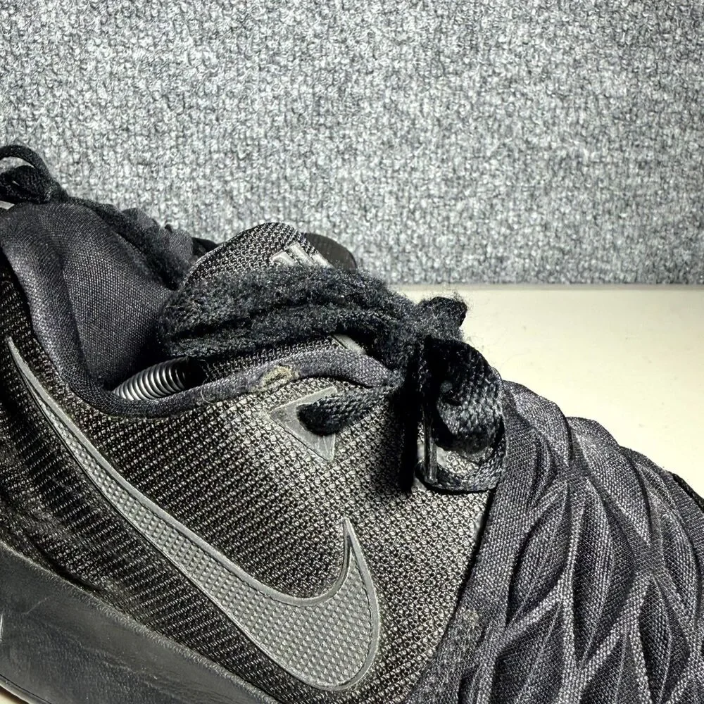 Nike Kyrie Low 1 Sneakers Men Size 12 Triple Black Comfort Lace Up Running Shoes